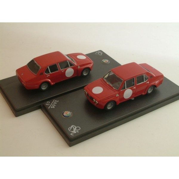 Alfa Romeo Alfetta 1.8 Gr. 2 Assetto Corsa 1972 - Serie Kit Montati By Carrara Models n° 2015 / 02 e 03 - Special Built 1:43 